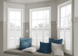 Cover only the lower half of the window, perfect for maintaining privacy while still letting in natural light from above.