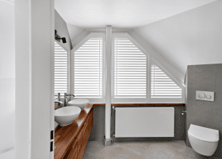 Custom-made to fit arched, circular, or angled windows; both functional and decorative.