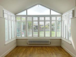 Cover only the lower half of the window, perfect for maintaining privacy while still letting in natural light from above.